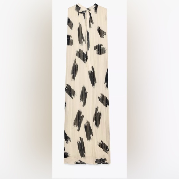 Zara ZW collection printed  midi dress - Picture 5 of 5
